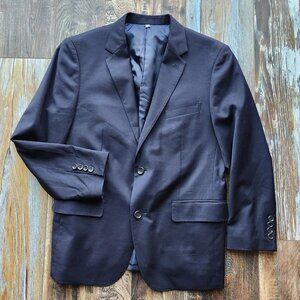 Bonobos Wool Blend Sport Coat Blazer Two-Button Black Standard Fit